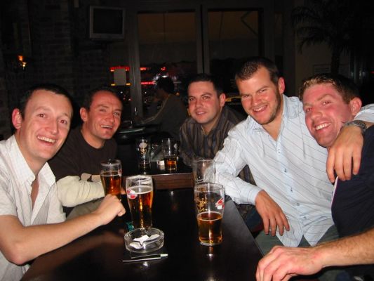 The lads in O'Sullivan's Irish Bar
