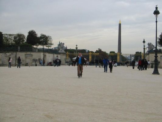 Damo in the Jardin des Tuileries
