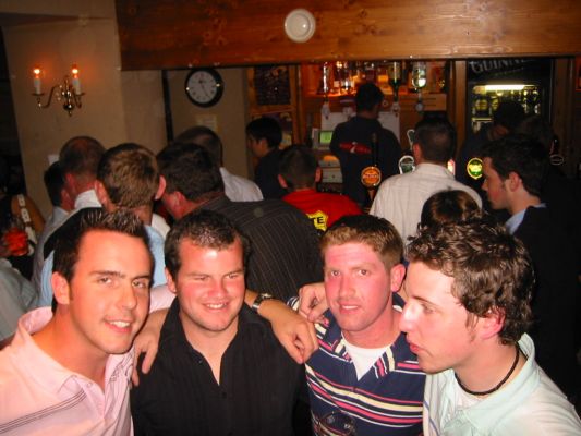 Collars, Brendan, Geezer & Some Random Bloke - 4 Vodkas or is 8 and 1 Red Bull please!!!!
