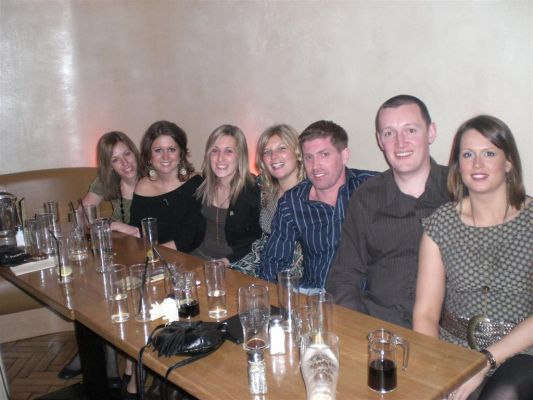 Kelly, Margaret, Kirsty, Laura, Kev, Crookesy & Laura
