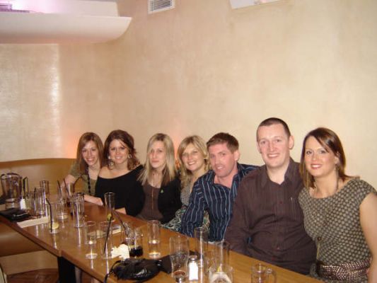 Kelly, Margaret, Kirsty, Laura, Kev, Crookesy & Laura
