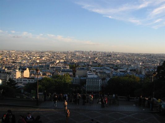 Panoramic view of Paris
