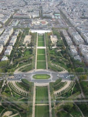 Another view from the top of the Eiffel Tower
